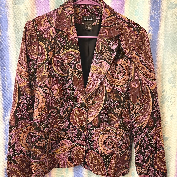 Rafaella Jackets & Blazers - Rafaella paisley print blazer size 8